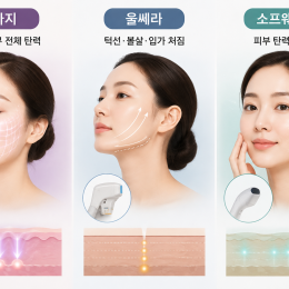 40대 피부과 시술 추천, 5년 어려 보이고 싶다면? 써마지·울쎄라부터 레이저토닝까지